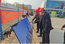 市城投公司副总经理刘师瑞一行深入后河吉安里商业中心项目调研